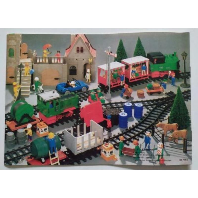 Vintage LGB Lehmann Playmobil Speelgoed catalogus folder