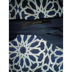 Windsor zijde jurk mt 42