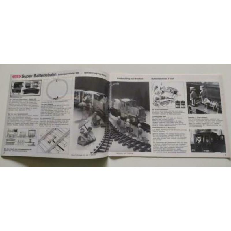 Vintage LGB Lehmann Playmobil Speelgoed catalogus folder