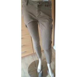 ZARA nieuwe cargo skinny stretchbroek maat 38