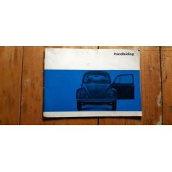 Vw volkswagen 1968 kever 1200 1300 en 1500 handleiding.