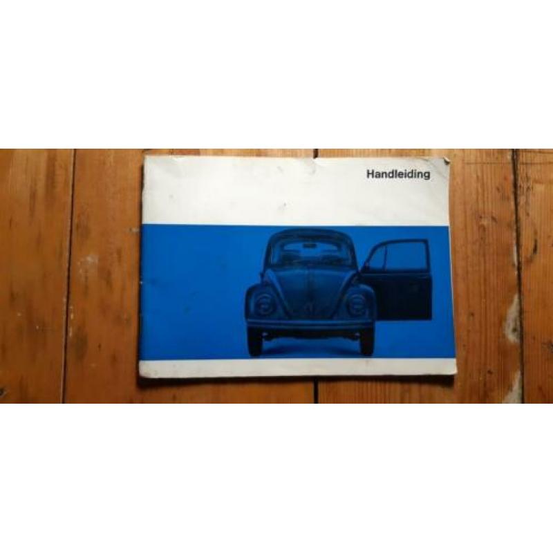 Vw volkswagen 1968 kever 1200 1300 en 1500 handleiding.