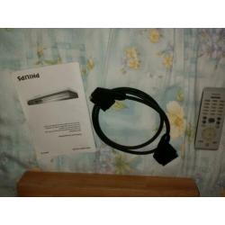 Philips DVP3120 / Boekje / Afstandsbediening / Scartkabel