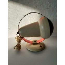 2 Mooie vintage Philips warmte lampen jaren 60.