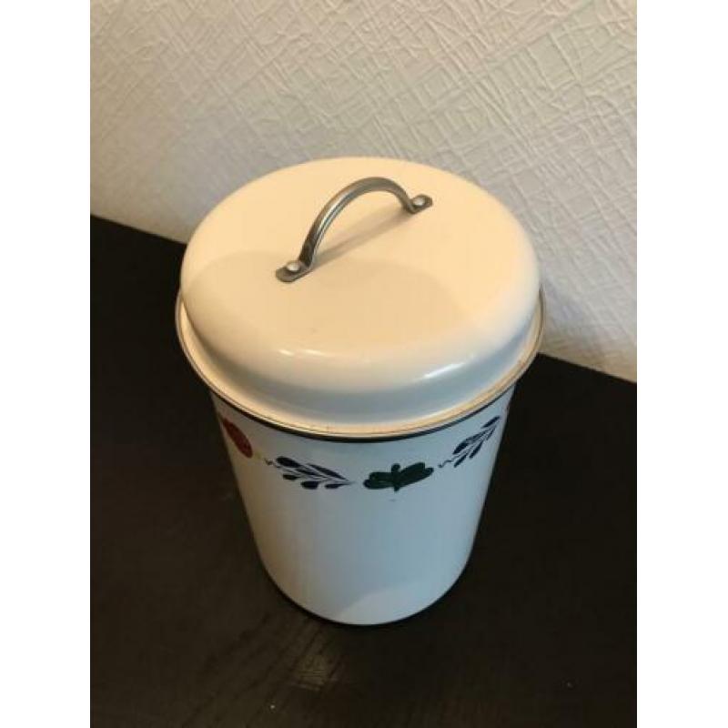 Boerenbont blik voorraadbus 20x14xm