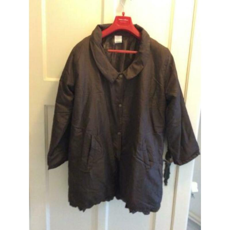 Lichte damesjas parka bruin zomer/herfst nieuw div maten