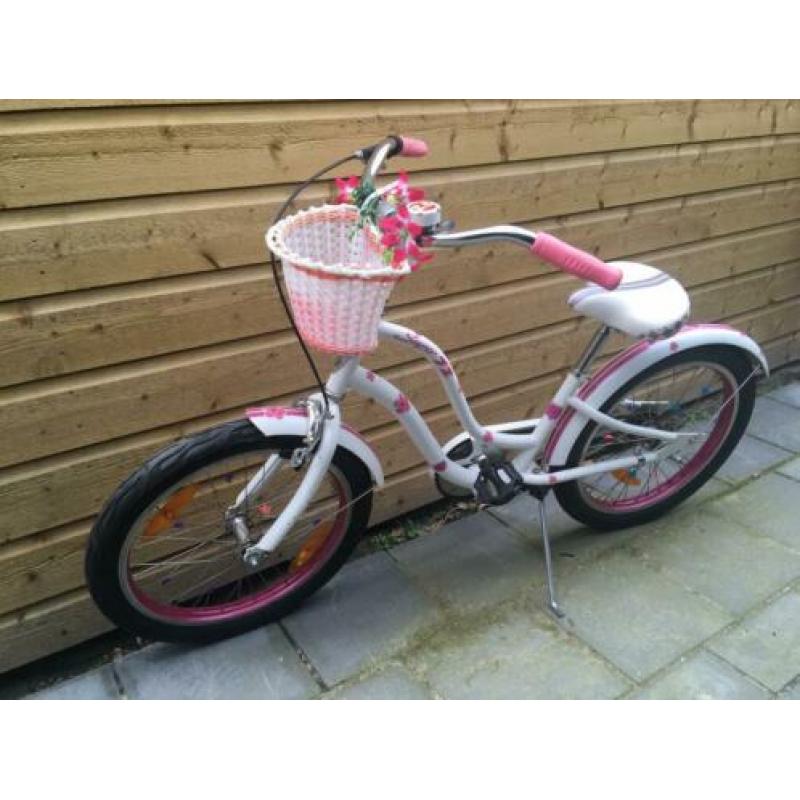 Meisjesfiets 20inch - retro beachcruiser Electra