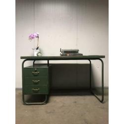 vintage industriele bureau / desk tubax