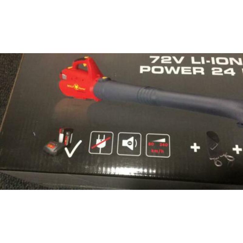 Wolf Garten 72V Li-Ion Power 24B bladblazer twv €223 (nieuw)