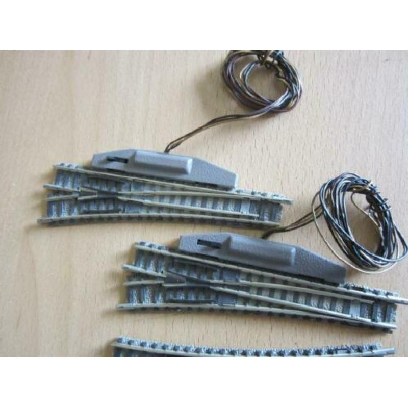 n spoor 4 (2 paar) donkere fleischmann electrische wissels