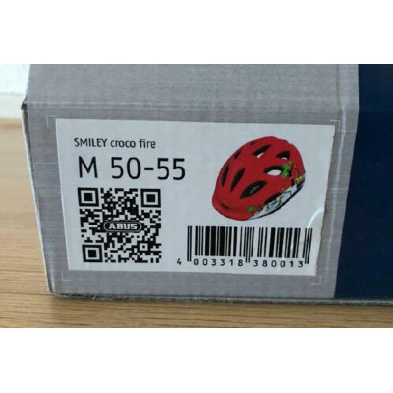 Fietshelm kind - Abus Smiley croco fire
