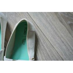 Witte sparkel Toms 42 1 x gedragen