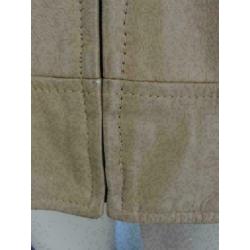 C86 Licht-bruin leren jasje jack blazer colbert Mt. 40/42