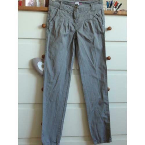 Here & There: Grijze Meiden Broek maat 152