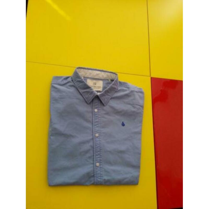 Scotch&Soda overhemd met Blauwe kleur maat XL