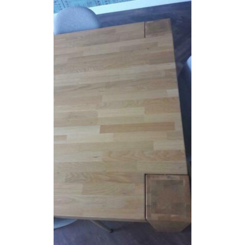 Eetkamertafel eiken 2.40m
