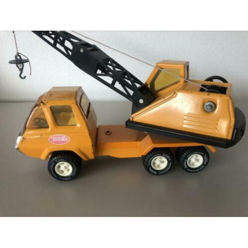 Tonka Vintage Kraanwagen (oranje)