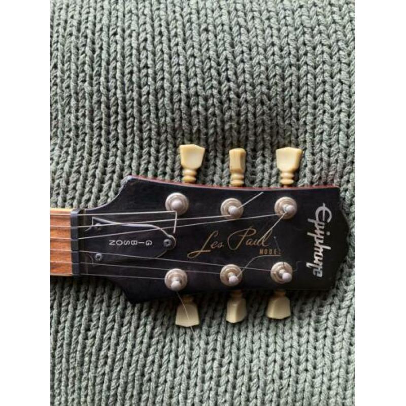Epiphone - les paul standard, faded cherry burst