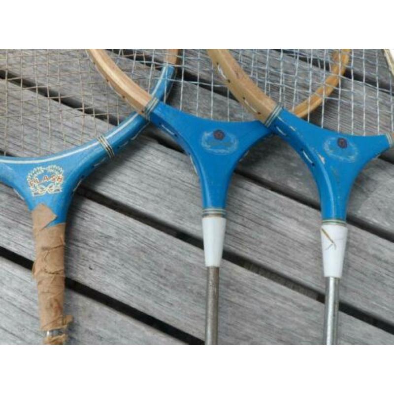 Retro badminton rackets - de luxe / shin tsun / flash / yone