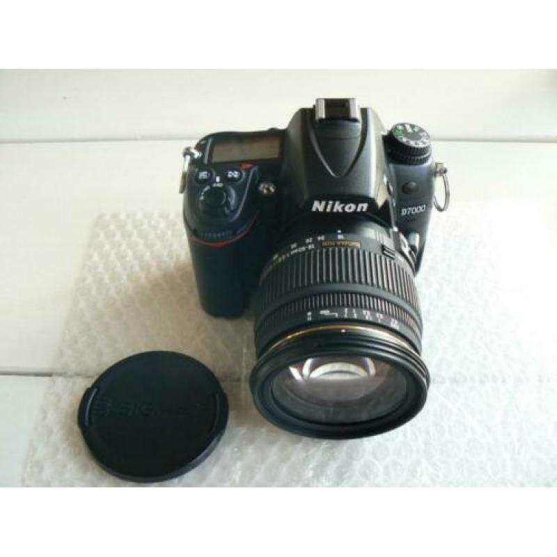 Nikon D7000 met Sigma 18-50mm 2.8 Ook D5200 en D3300