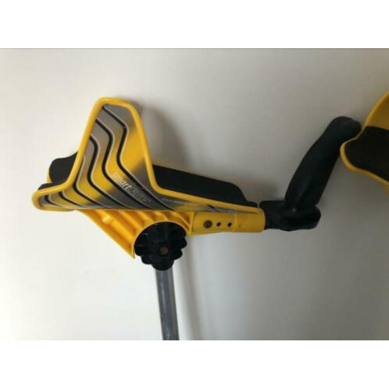 Smart crutch met elleboogsteun geel