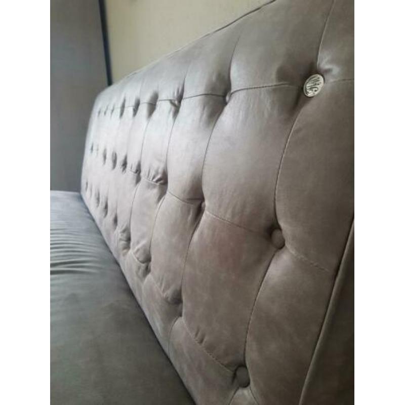 Riviera Maison eetkamer bank taupe / grijs