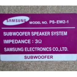 Speakerset Samsung