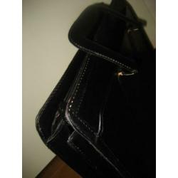 A4 Lederen TAS Dames/Heren met extra binnenvak 41x31x10 cm