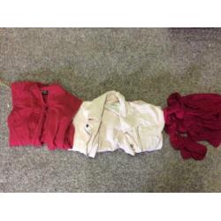 Stoffen jasjes en bolero maat 158/164/170