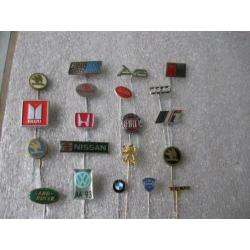 20 Mooie auto speldjes.o.a.FIAT,HONDA,AUDI,VW,SKODA,VOLVO