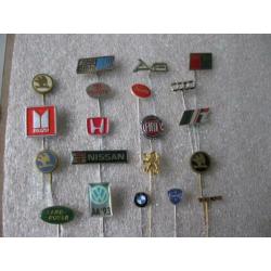 20 Mooie auto speldjes.o.a.FIAT,HONDA,AUDI,VW,SKODA,VOLVO