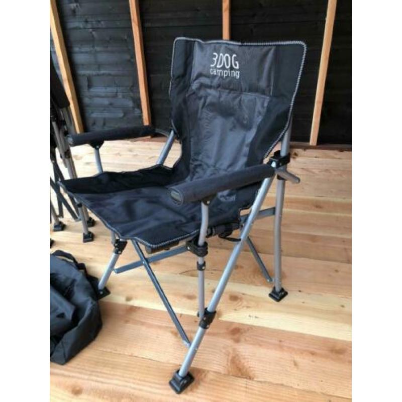 3 Dog opvouwbare campingstoel (2 stuks)