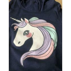 2x trui hoodie unicorn little pony meisjeskleding 92 98