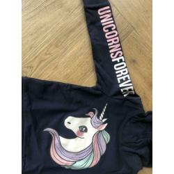 2x trui hoodie unicorn little pony meisjeskleding 92 98