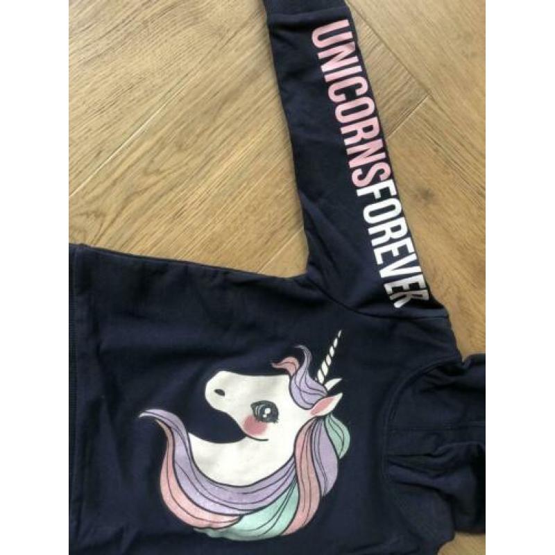 2x trui hoodie unicorn little pony meisjeskleding 92 98
