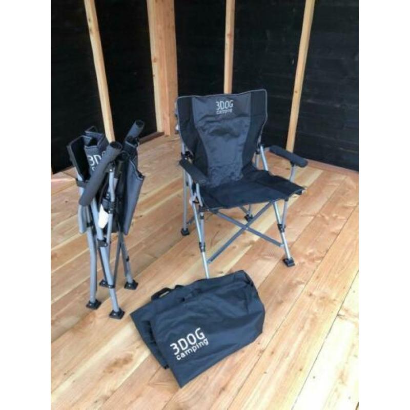 3 Dog opvouwbare campingstoel (2 stuks)