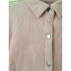 Corduroy rib cord corduroy blouse boohoo Zara h&m Loavies S