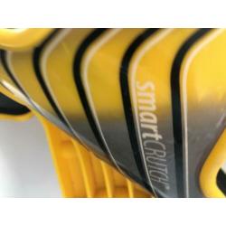 Smart crutch met elleboogsteun geel