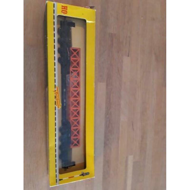 Fleischmann 1494 dieplader rongenwagen met lading DB