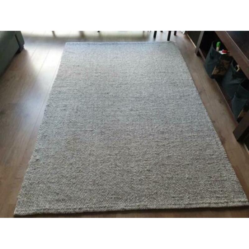 Handgeweven Vloerkleed / Tapijt Grijs 160x230cm