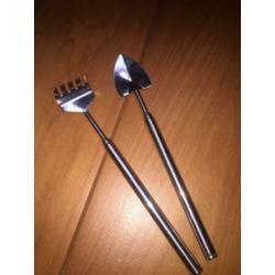 Terrarium gereedschap tools miniatuur Esschert hark schep