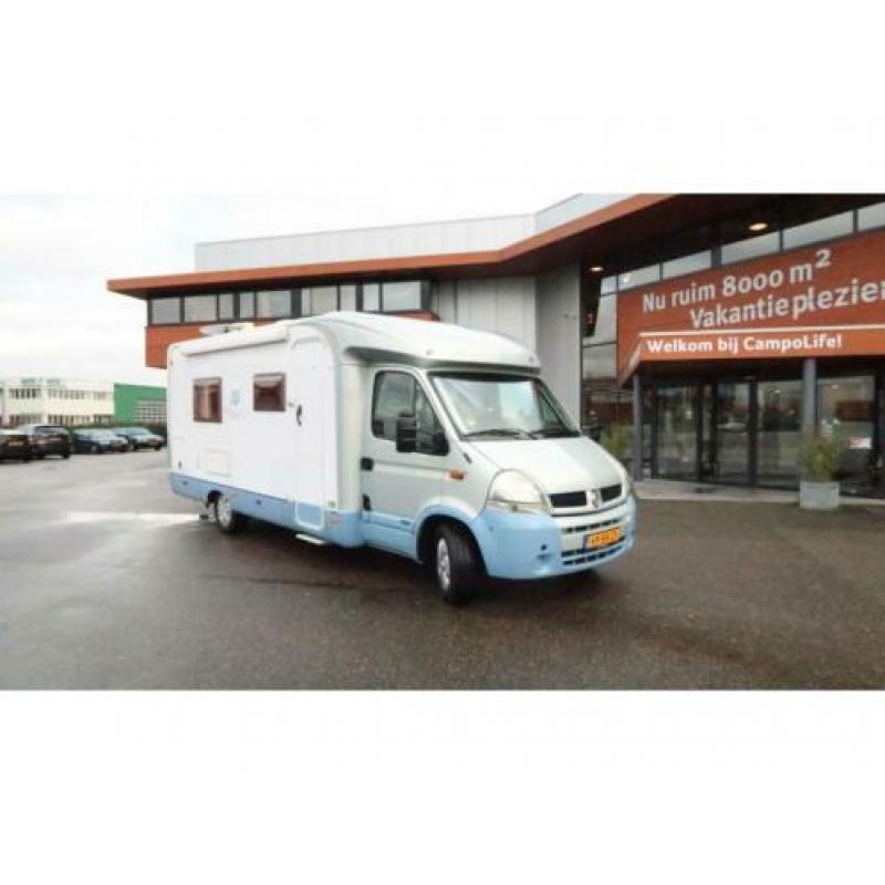 Burstner Delfin Performance 700 T ENKELE BEDDEN, SCHOTELTV