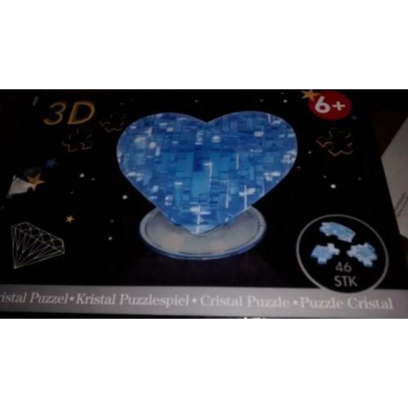Crystal puzzel 3 stuks