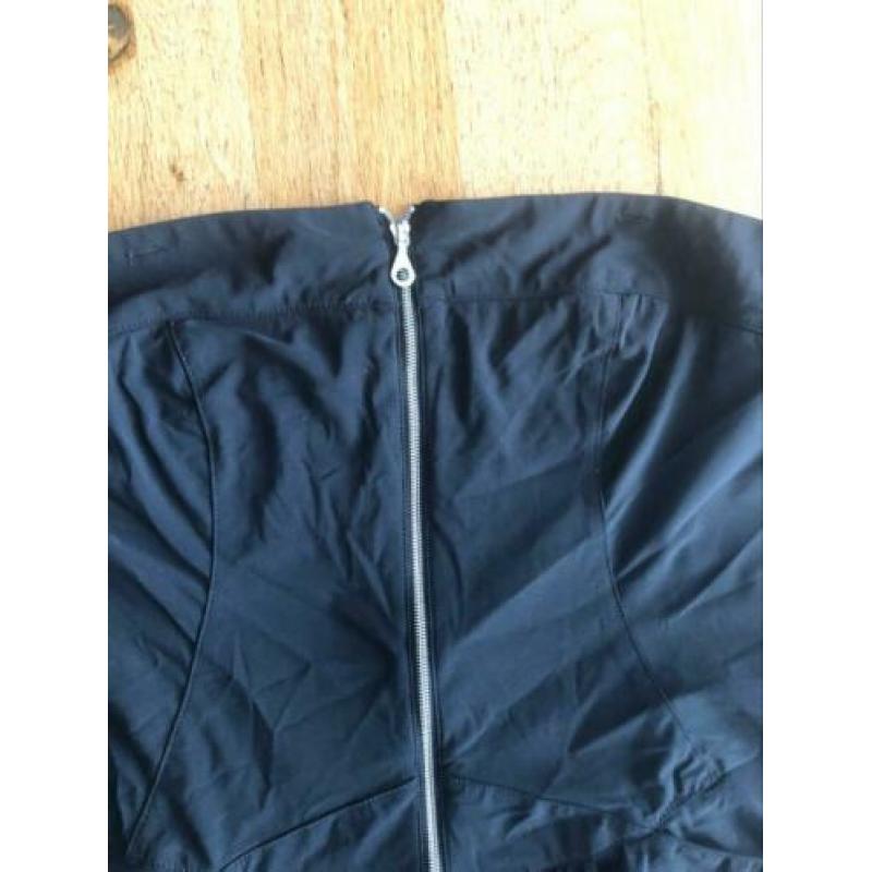 Mc planet strapless jurk zwart travelstof maat 40 L