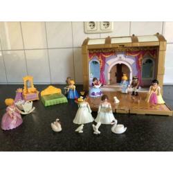 Prinsessen koffer en prinsessen slaapkamer
