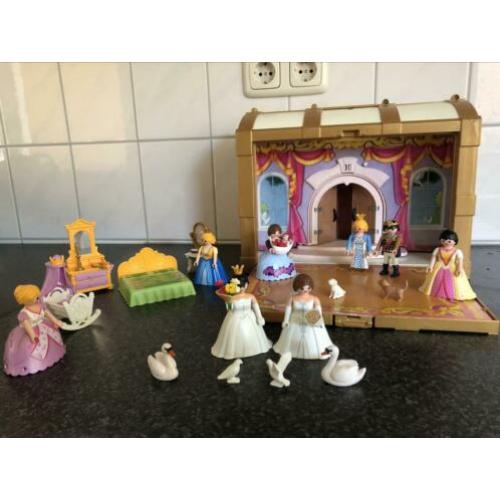 Prinsessen koffer en prinsessen slaapkamer