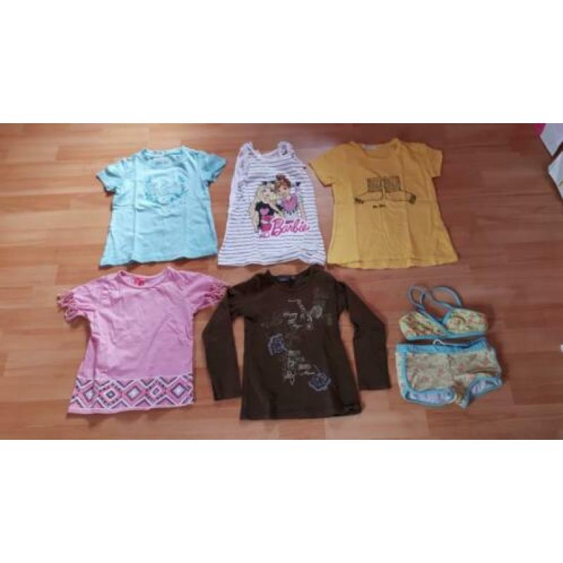 Veel merk lente/zomerkleren draagmaat 110/116