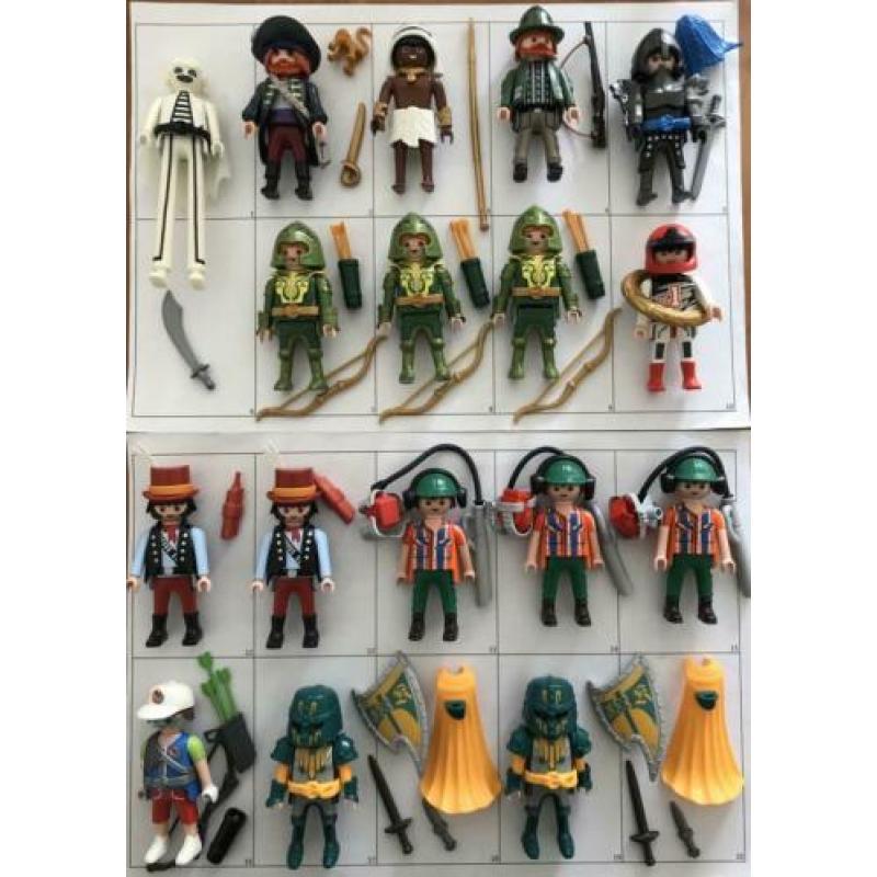 Playmobil 6840 serie 10 9332 serie 13 9443 serie 14 Figures