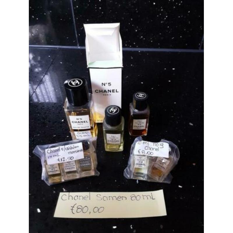 Originele chanelparfum en vele mini's met korting