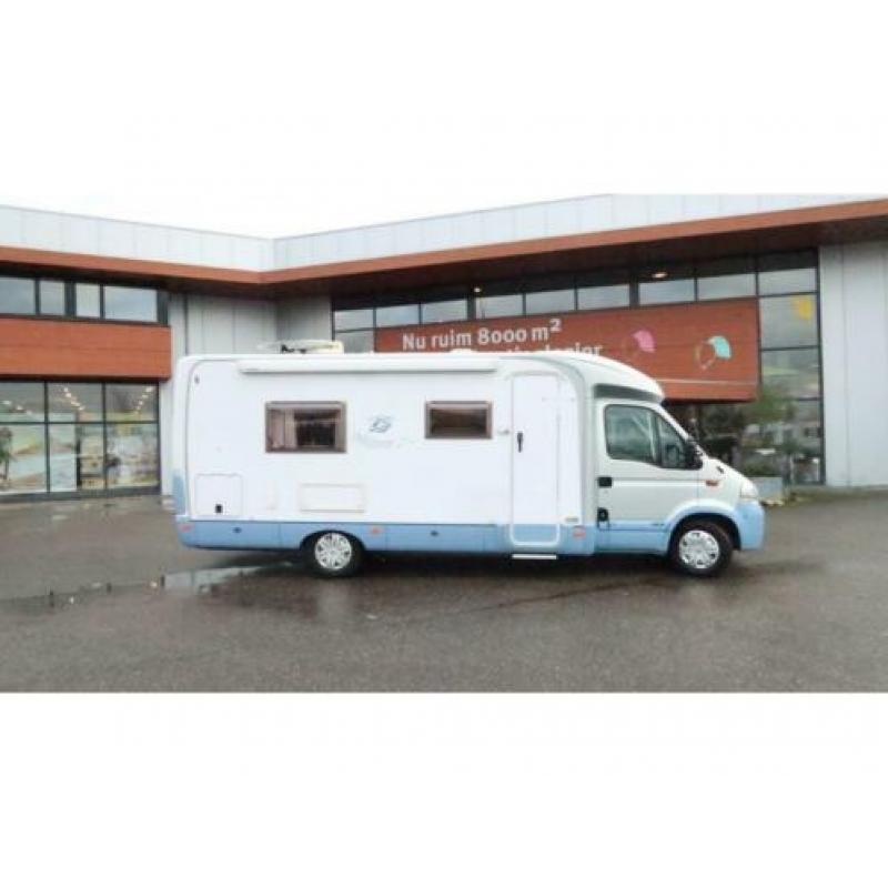 Burstner Delfin Performance 700 T ENKELE BEDDEN, SCHOTELTV